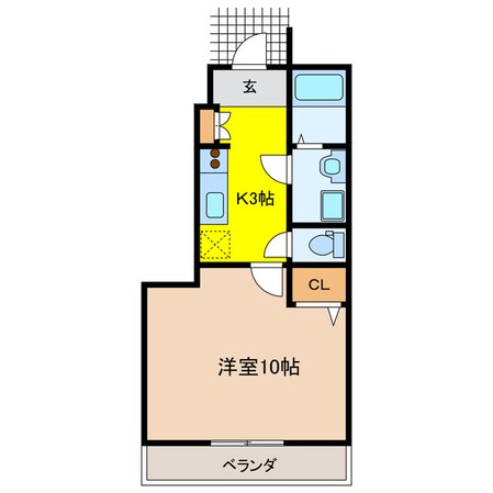 ラルーチェＡの物件間取画像